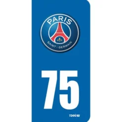 ADHÉSIF PLAQUE PRÉDÉCOUPÉ 75 - PSG