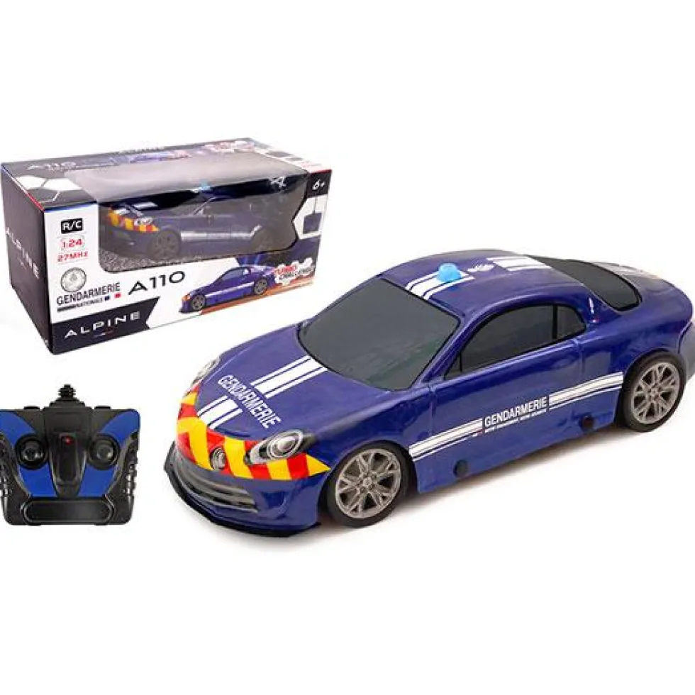 Alpine A110 gendarmerie radio-commandée échelle 1/24ème