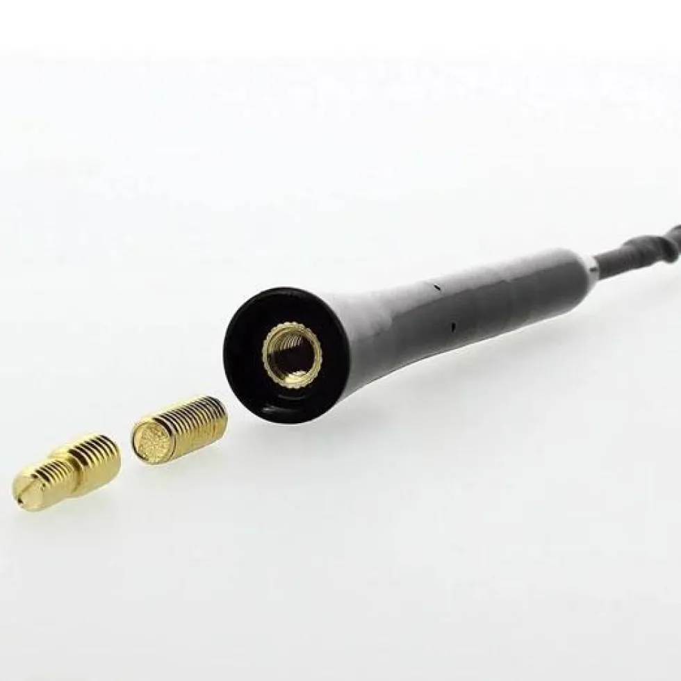 Antenne 38cm am/fm avec adaptateurs 5/6mm blister - CAR+