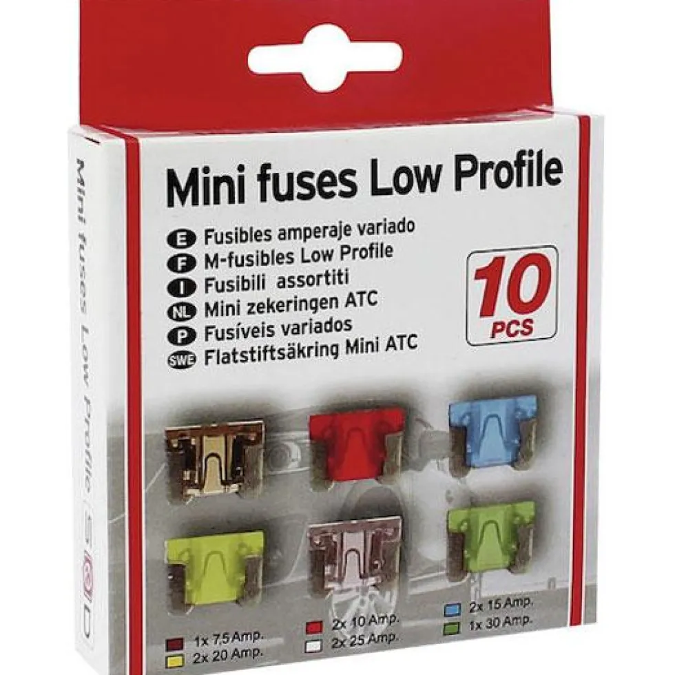 Boite de 10 micro fusibles amperage var - SWISSDRIV