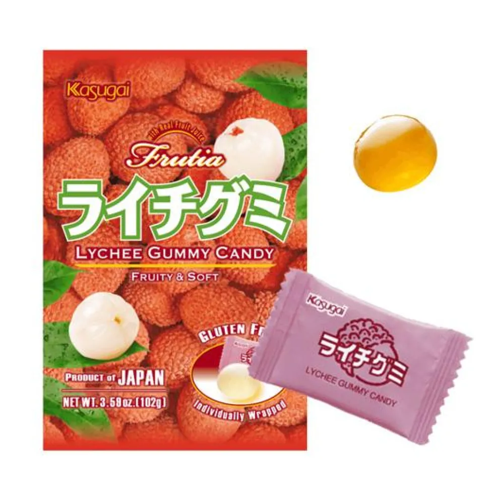 Bonbons gummy litchi kasugai - LXFRANCE