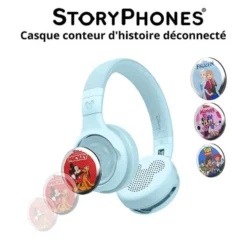 Casque audio conteur d'histoires BLEU - Storyphones