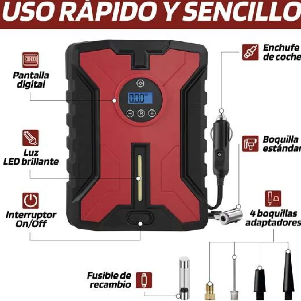 Compresseur 12v/8bar digital sd - SWISSDRIV