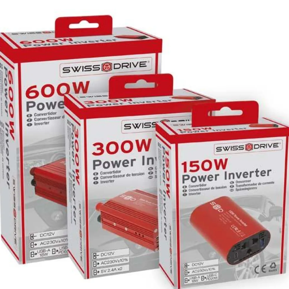 Convertisseur 12v/230v 300w - SWISSDRIV