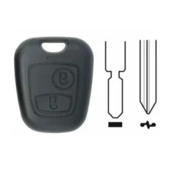 COQUE PEUGEOT 2 BOUTONS CROIX