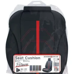 Couvre siege pvc potenza noir/rouge - SWISSDRIV