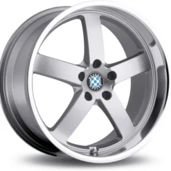Jante alu BEYERN RAPP ARGENT BORD POLI 8.5x19 pouces 5x15 ET72.6