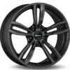 Jante alu MAK LUFT NOIR MAT 7.5x17 pouces 5x34 ET72.6