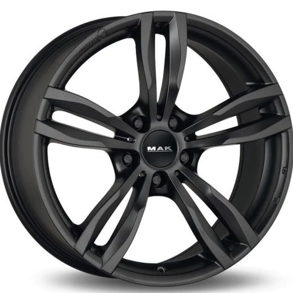 Jante alu MAK LUFT NOIR MAT 7.5x17 pouces 5x34 ET72.6
