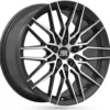 Jante alu RACER RAPTOR NOIR BRILLANT FACE POLIE 7x16 pouces 4x35 ET60.1
