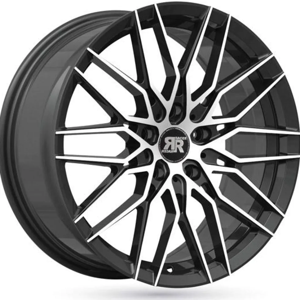 Jante alu RACER RAPTOR NOIR BRILLANT FACE POLIE 7x16 pouces 4x35 ET60.1