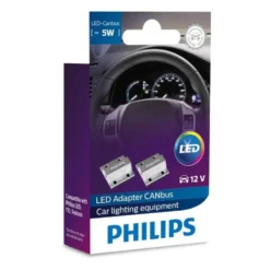 Lot de 2 ADAPTATEUR CANBUS 5W 12V X2 - PHILIPS