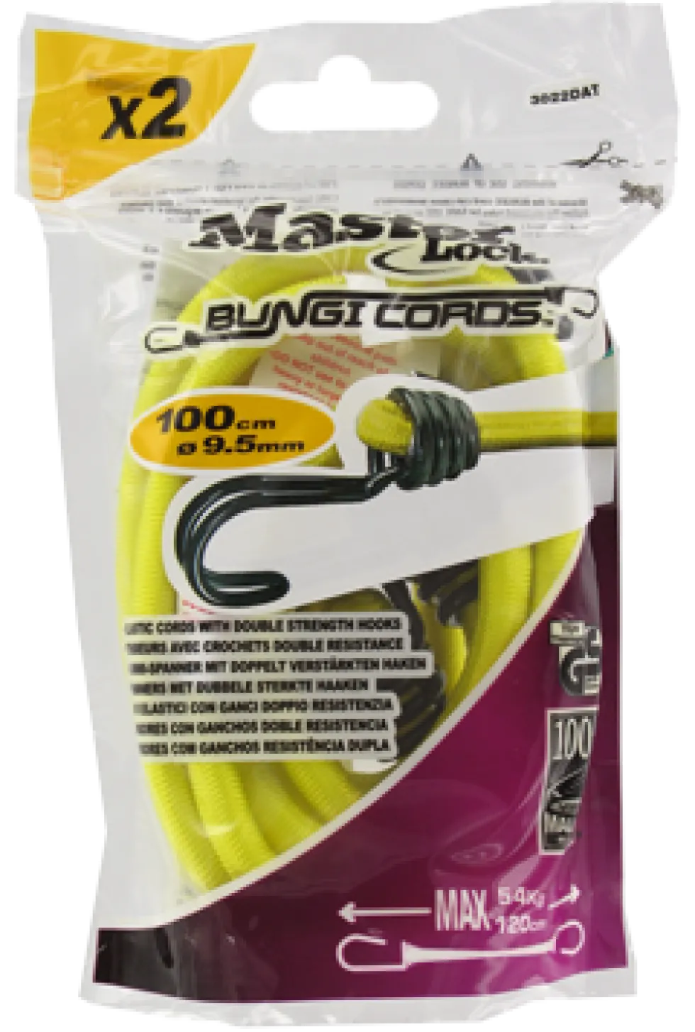 Pack de 2 tendeurs 100 cm