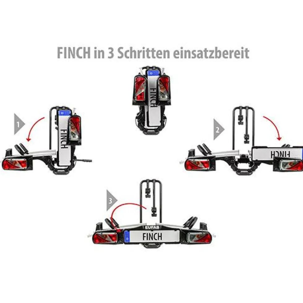 Porte-vélos EUFAB Finch - 2 vélos