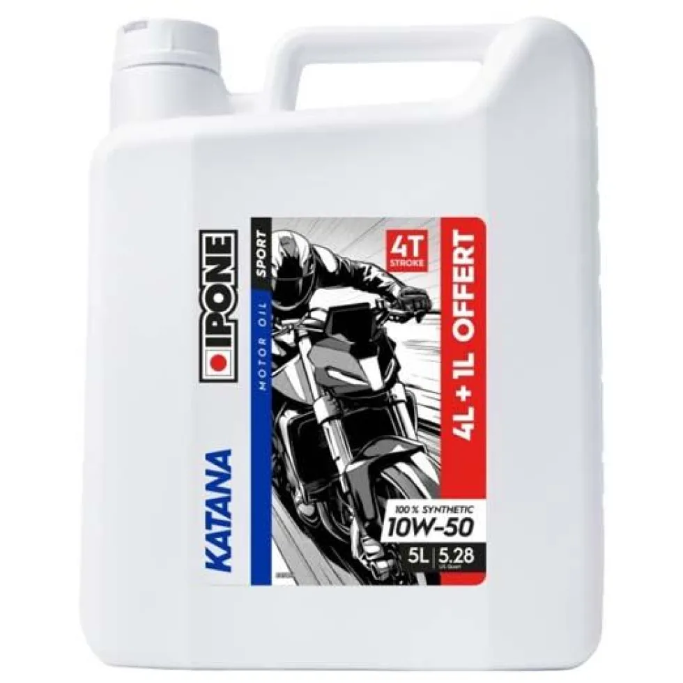 PROMO 4L+1L KATANA 10W-50 - IPONE