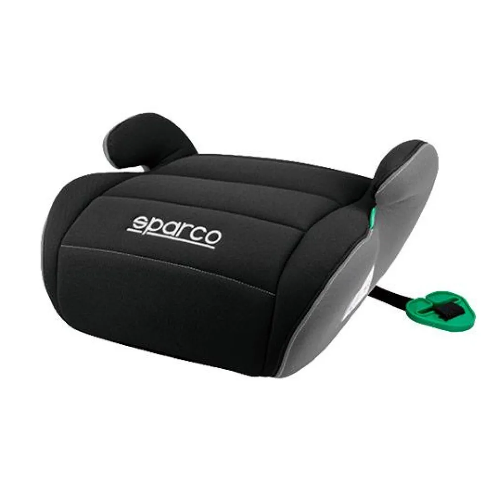 Rehausseur bas Groupe 2-3 Noir & Gris ECE R129 ISIZE SPARCO